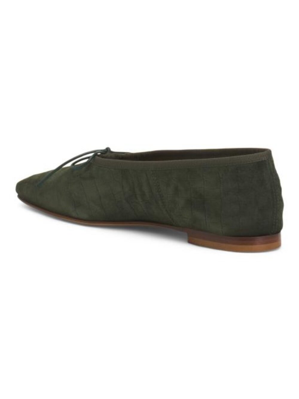 MANSUR GAVRIEL Made In Italy Suede Square Toe Ballerina Flats - Picture 2 of 4